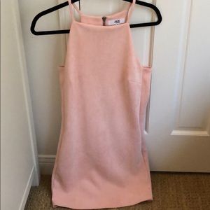 Pink suede size small dress